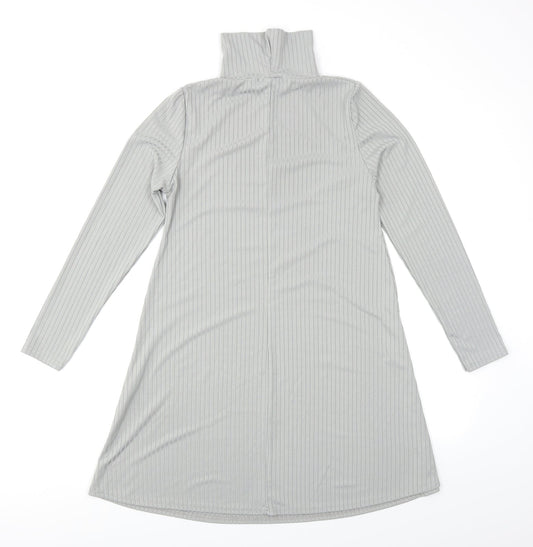 Boohoo Womens Grey   A-Line  Size 8