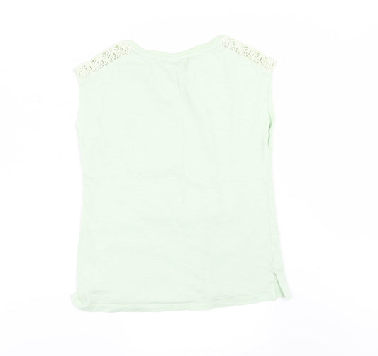 NEXT Girls Green    T-Shirt Size 7 Years