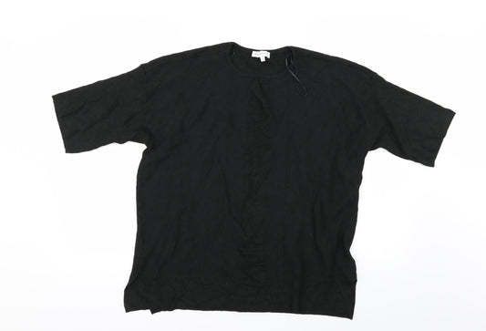 Warehouse Womens Black   Pullover Jumper Size 8