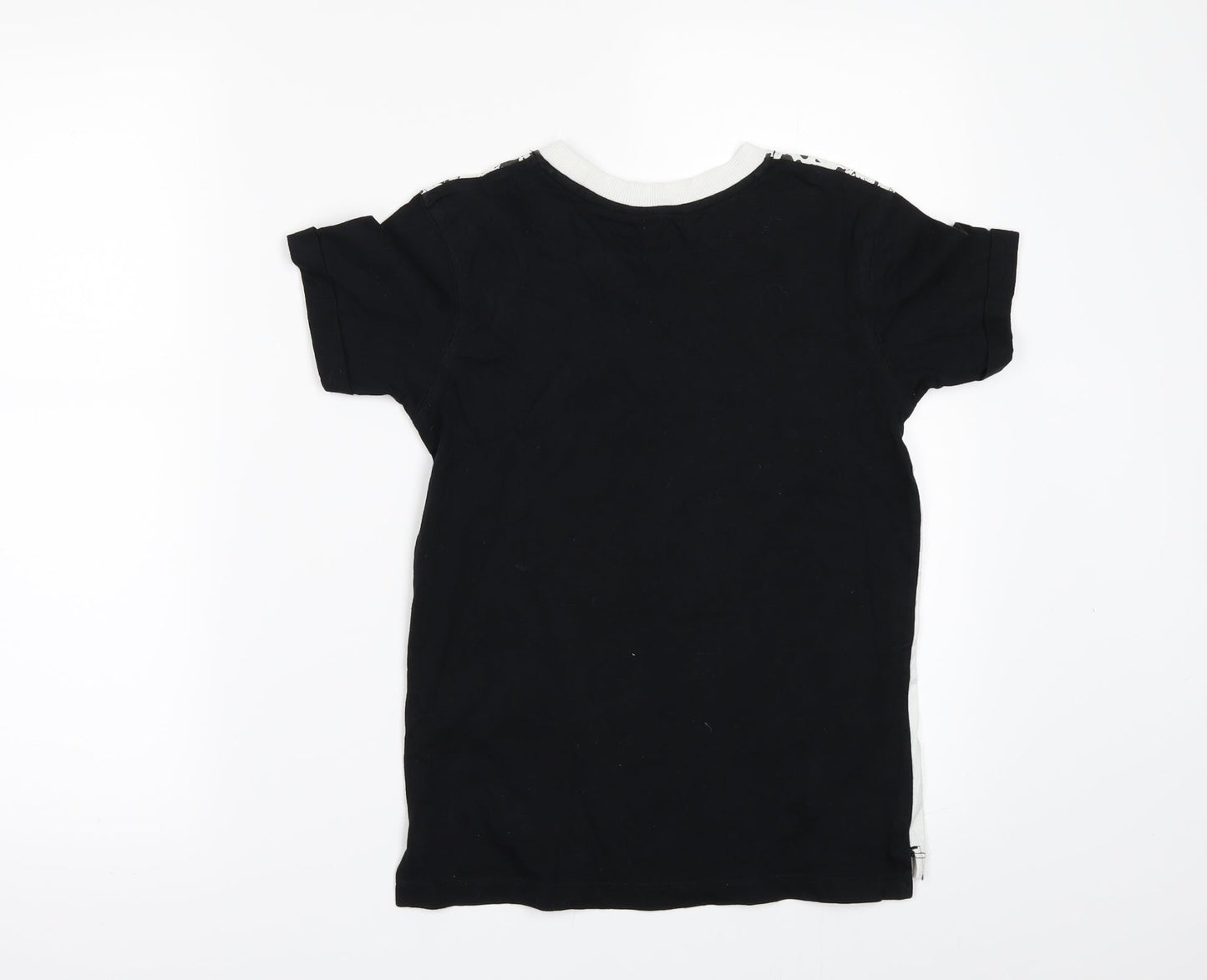 George Girls Black   Basic T-Shirt Size 8-9 Years