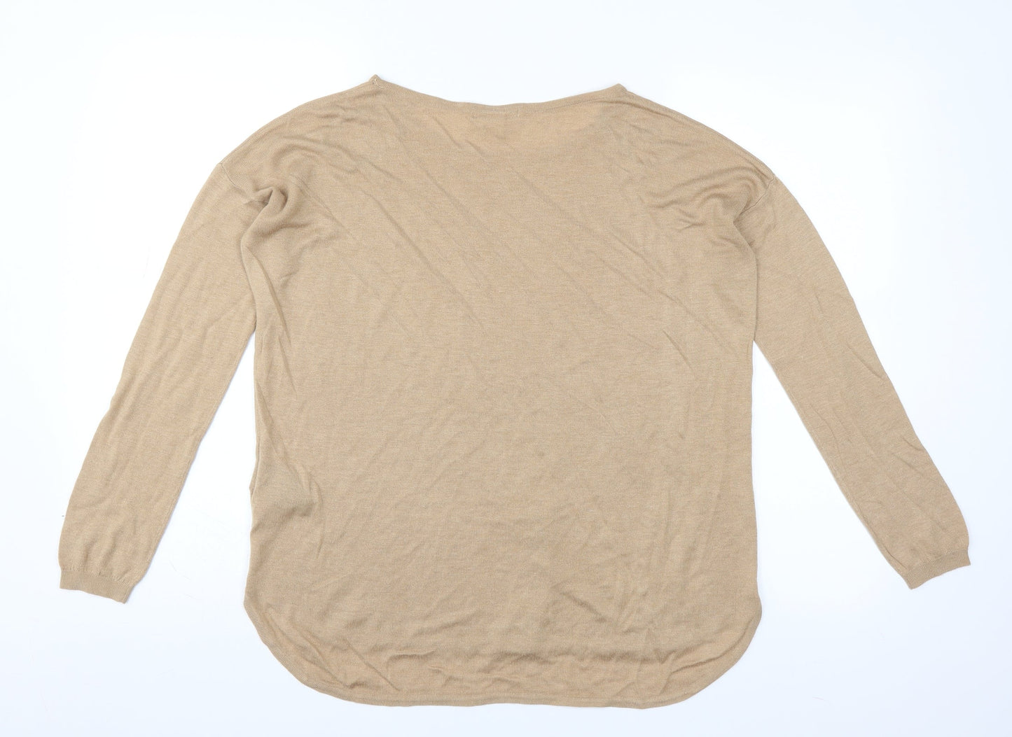H&M Womens Beige   Pullover Jumper Size S