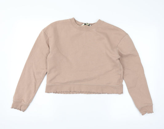 Miss Selfridge Womens Pink   Pullover Sweatshirt Size 8