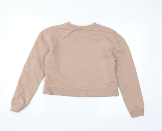 Miss Selfridge Womens Pink   Pullover Sweatshirt Size 8