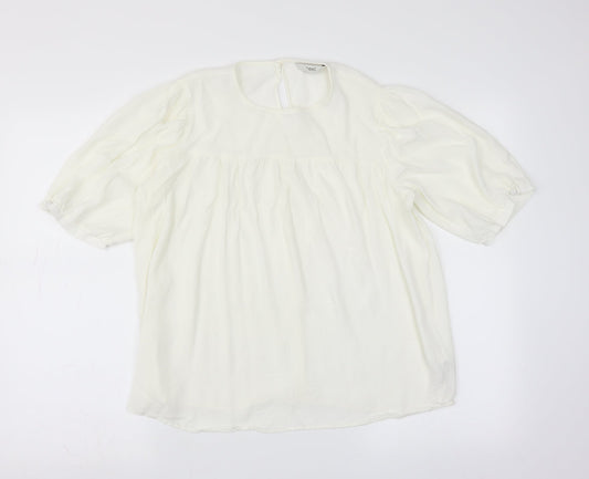 NEXT Womens Ivory   Basic Blouse Size 16