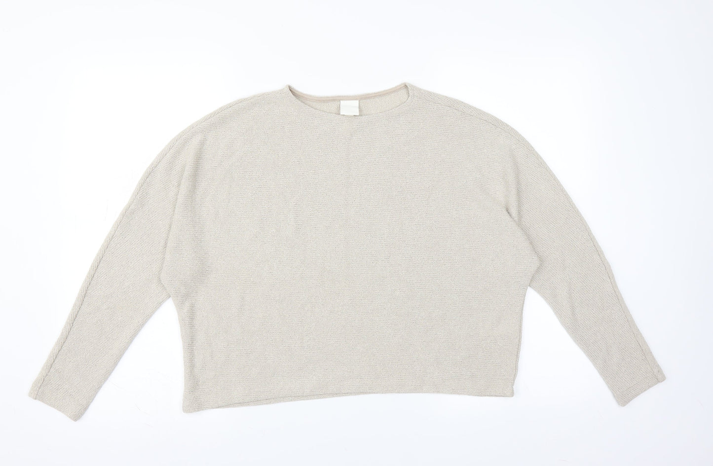 H&M Womens Beige   Pullover Jumper Size S