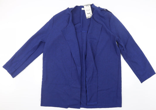 Maggie Womens Blue   Jacket  Size 3XL