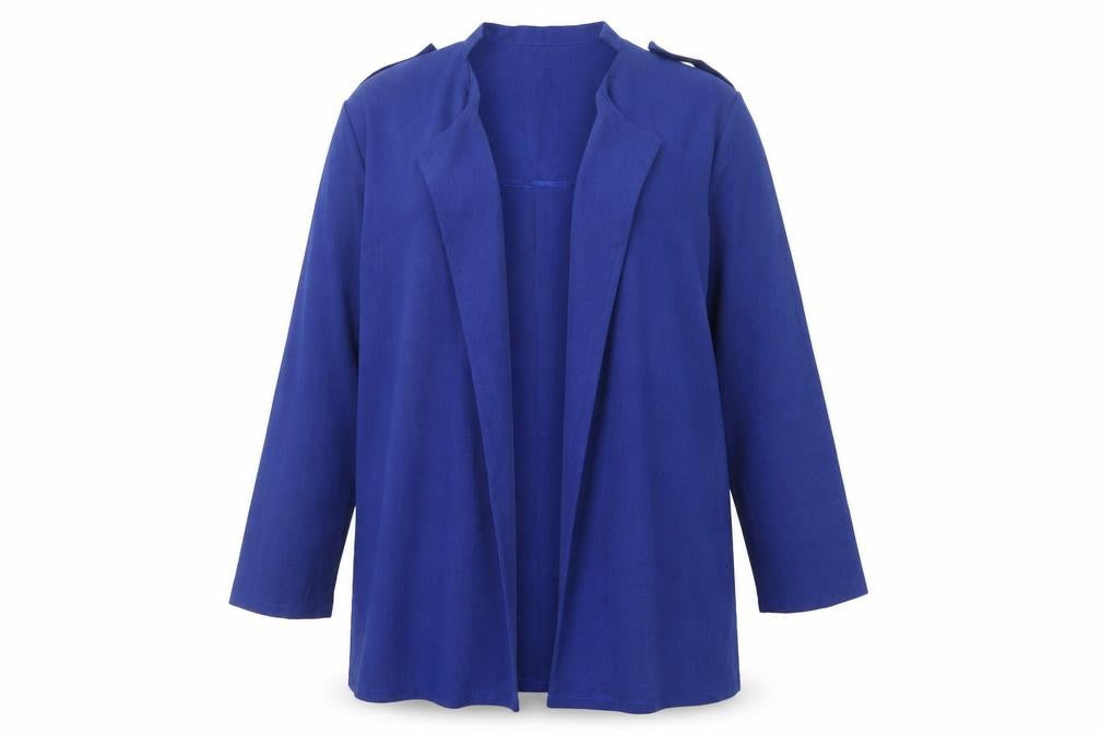 Maggie Womens Blue   Jacket  Size 3XL