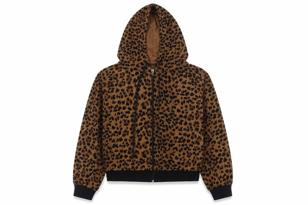 Newport News Womens Brown Animal Print  Jacket  Size L