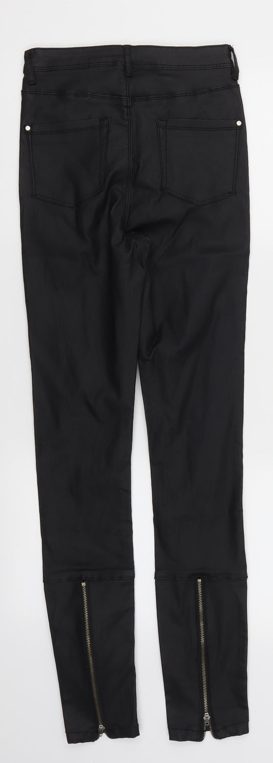 Missguidd Womens Black   Trousers  Size 8 L28 in