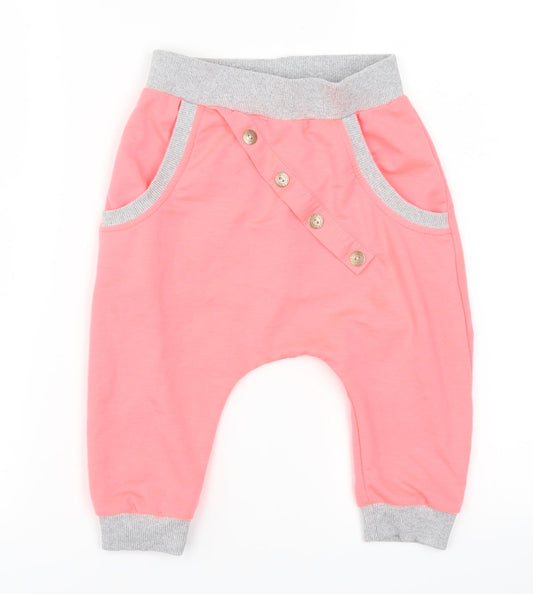 Anbor Girls Pink   Sweatpants Trousers Size 8 Years