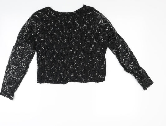 Preworn Womens Black   Pullover Jumper Size M