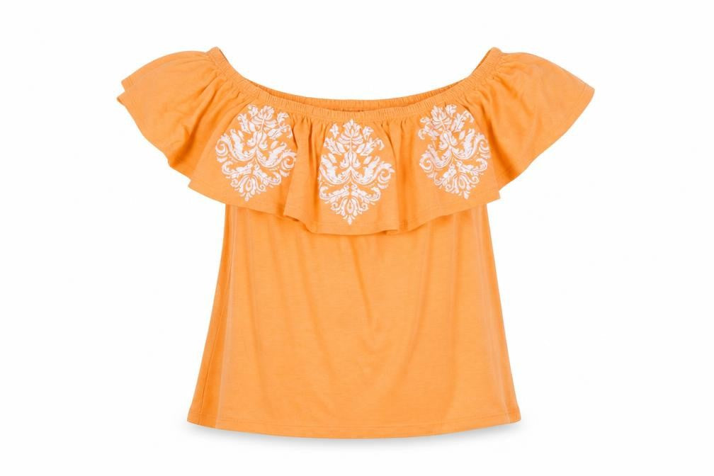 intuition  Womens Orange   Basic T-Shirt Size 12