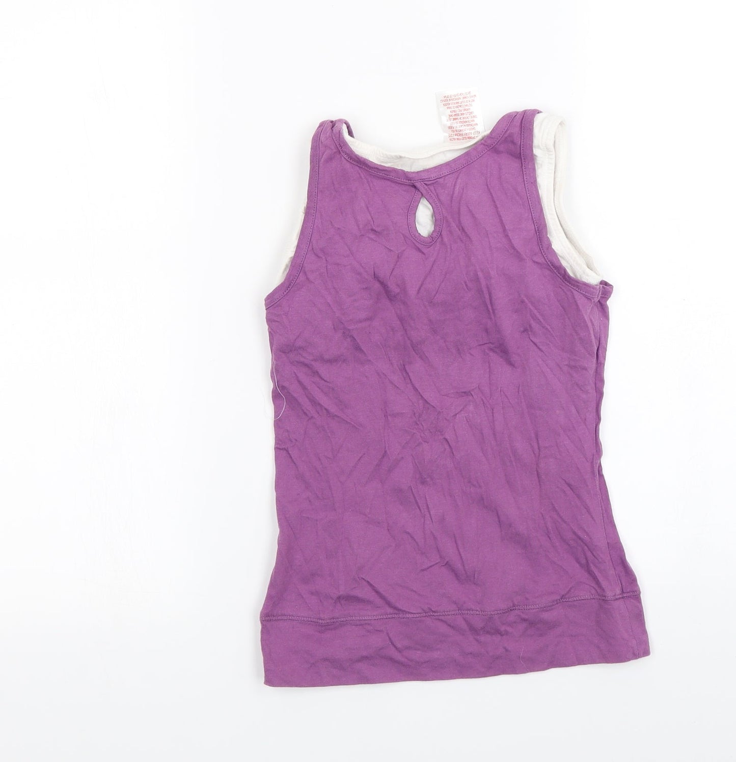 Reebok  Girls Purple   Basic T-Shirt Size 8 Years