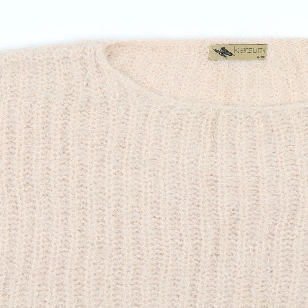 Katsumi Womens Pink   Pullover Jumper Size M