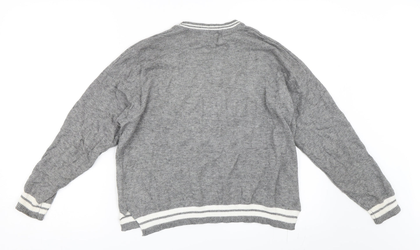 Pull&Bear Womens Grey   Pullover Jumper Size S