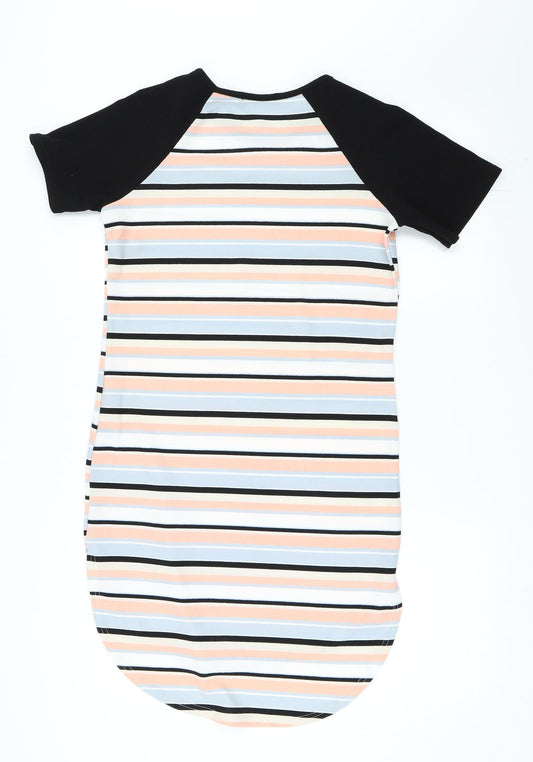 Select Womens Black Striped  Shift  Size 12