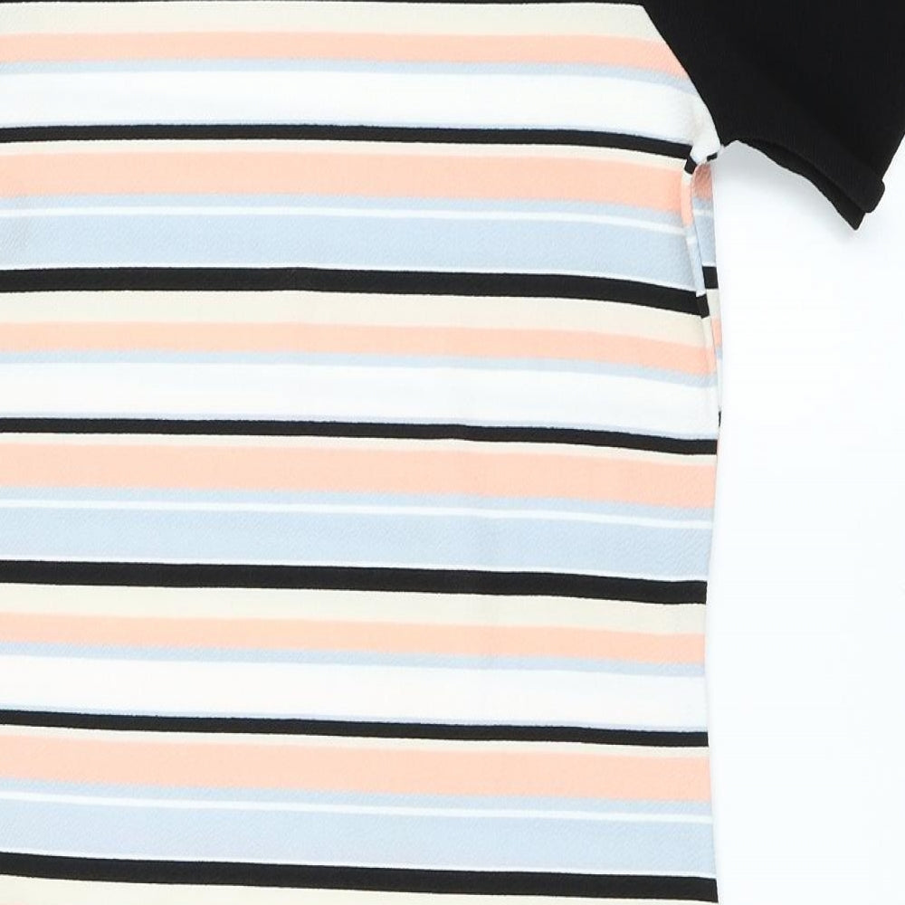 Select Womens Black Striped  Shift  Size 12