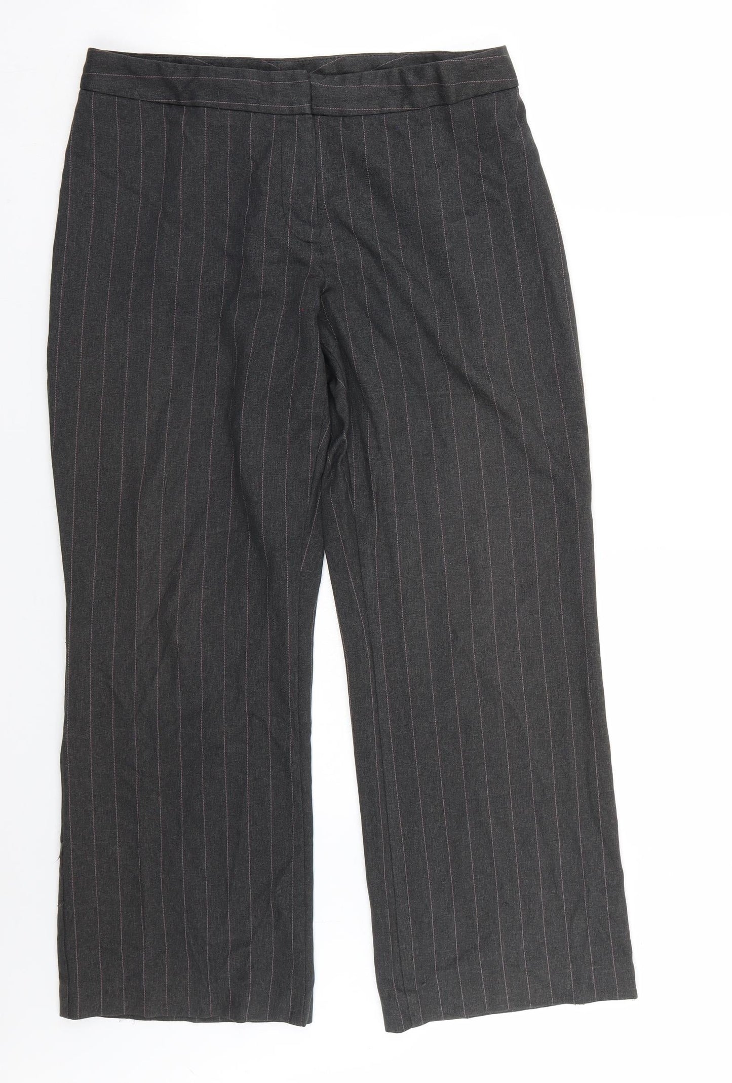 Marks and Spencer Womens Grey   Trousers  Size 12 L27 in
