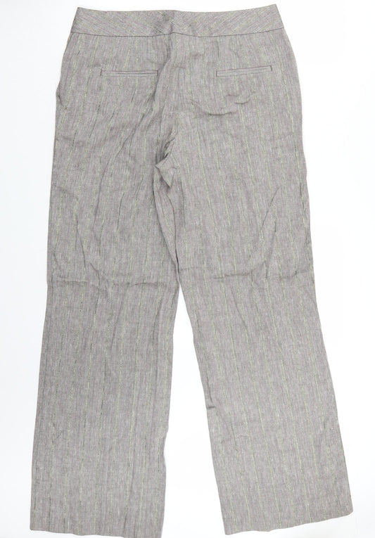 Marks and Spencer Womens Grey   Trousers  Size 14 L33 in