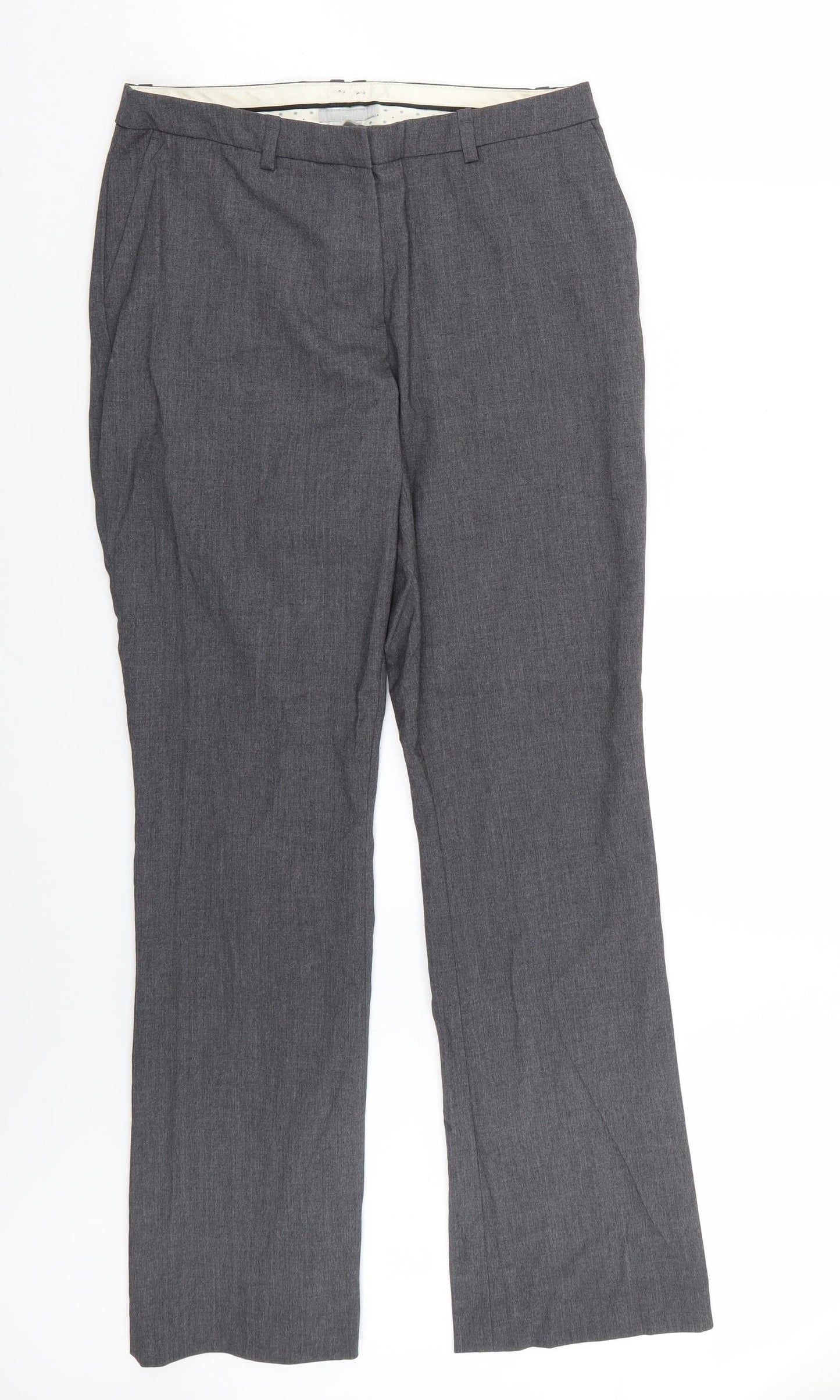 H&M Womens Grey   Trousers  Size 8 L30 in