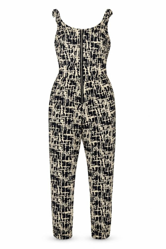 Pink Boutique Womens Blue Geometric  Unitard One-Piece Size 8