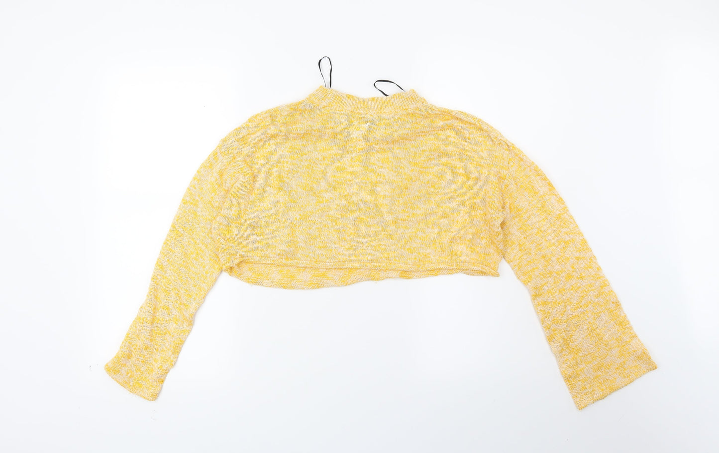 H&M Womens Yellow   Pullover Jumper Size XS