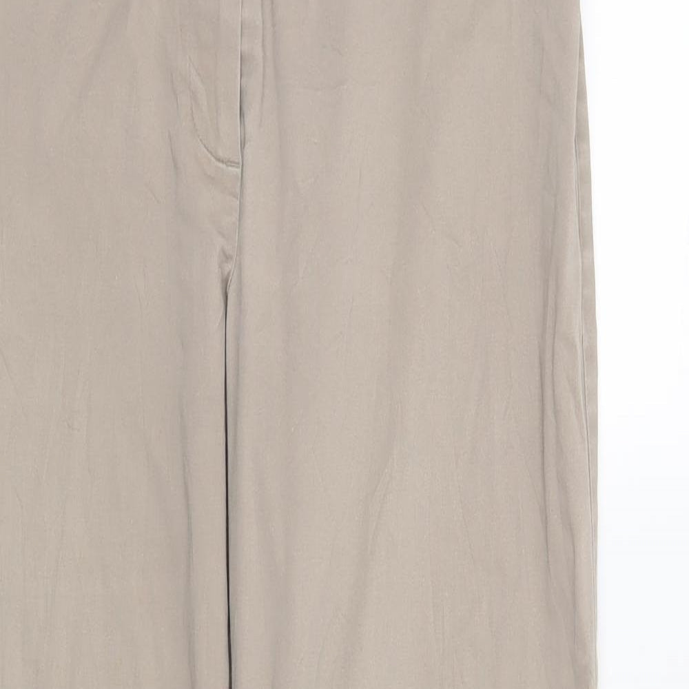 Marks and Spencer Womens Beige   Trousers  Size 12 L27 in