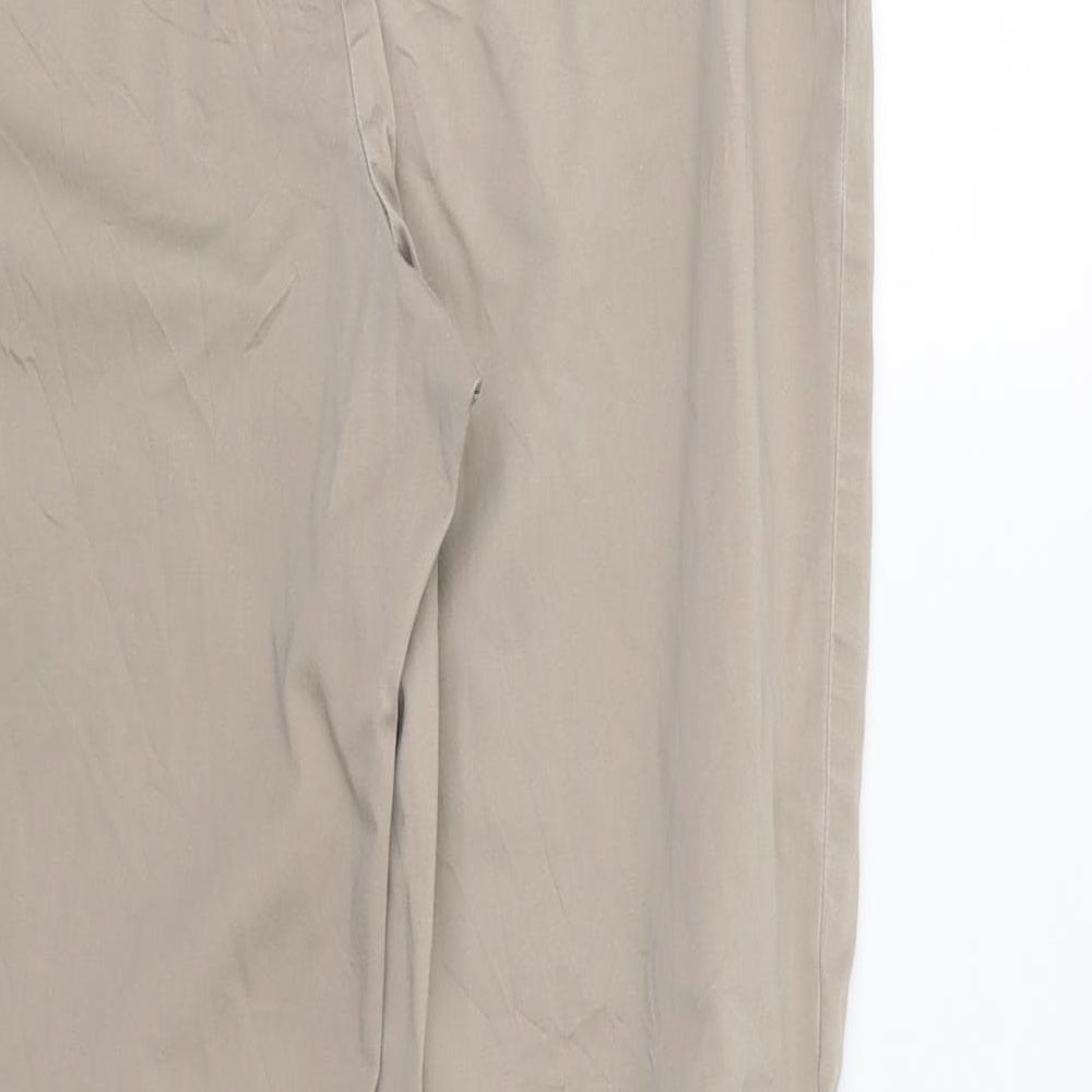 Marks and Spencer Womens Beige   Trousers  Size 12 L27 in