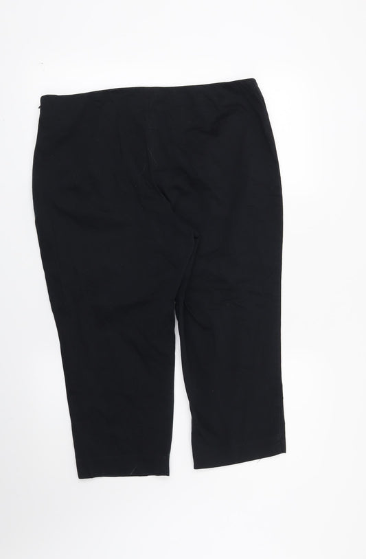 Marks and Spencer Womens Blue   Chino Trousers Size 16 L21 in