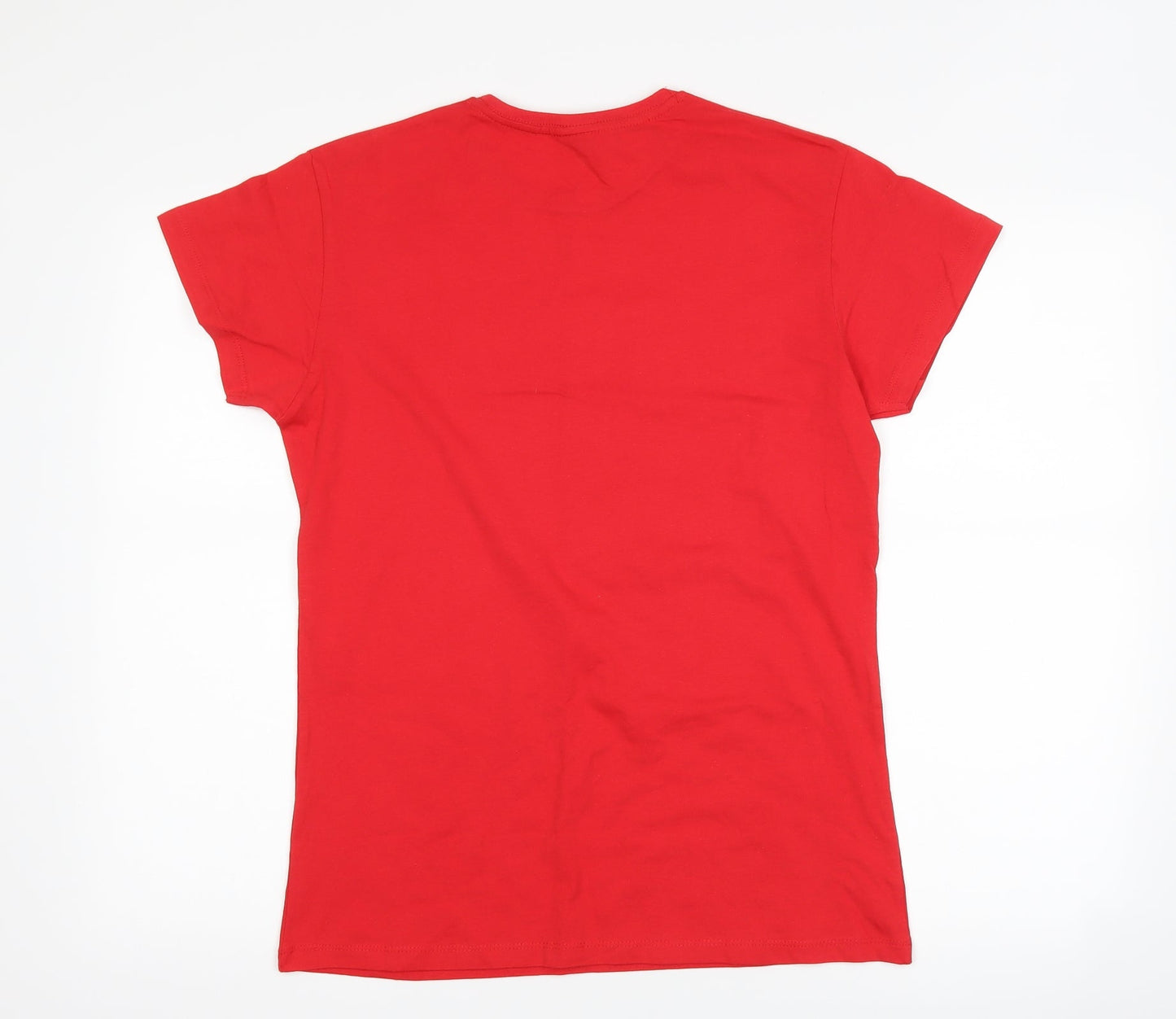 JHK Womens Red   Basic T-Shirt Size 2XL  - Reindeer