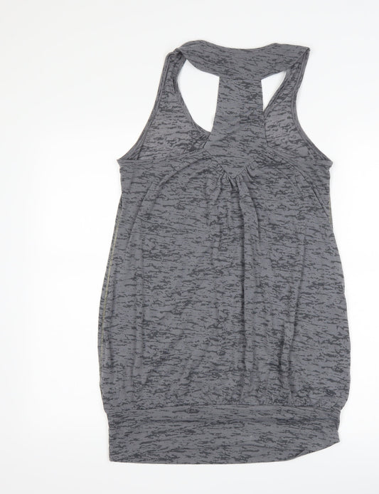 Select Womens Grey   Basic Tank Size 10  - peace