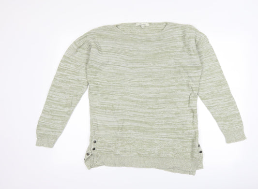 Peacocks Womens Green   Pullover Jumper Size M