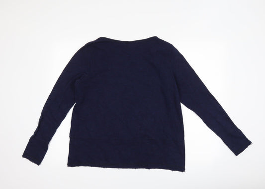 H&M Womens Blue   Pullover Jumper Size M