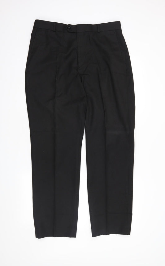 Oliver Stead Womens Black   Trousers  Size L L29 in