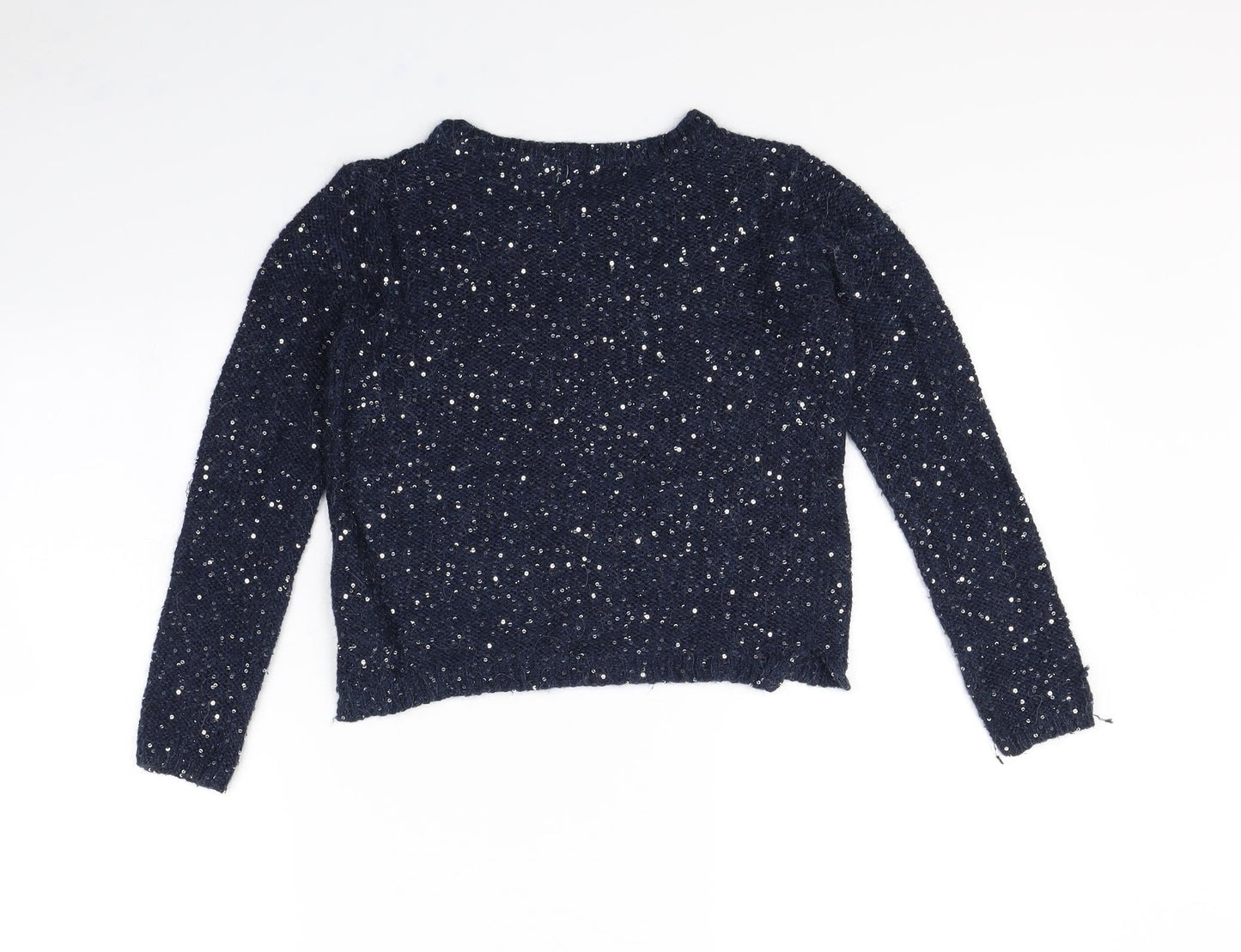 John Lewis Girls Blue   Pullover Jumper Size 9 Years