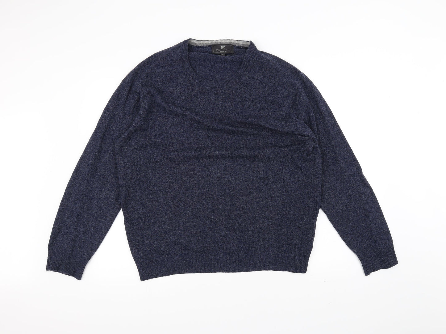 Marks and Spencer Womens Blue   Pullover Jumper Size L