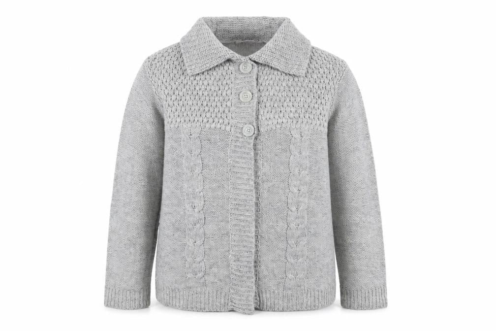 Mimosa Womens Grey  Knit Jacket Coatigan Size L