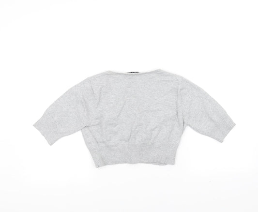 Bay Knitwear Womens Grey   Cardigan Jumper Size 12
