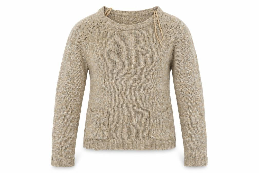 Easy Wear Womens Brown  Knit Pullover Jumper Size 10