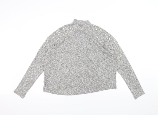 H&M Womens Grey   Pullover Jumper Size S