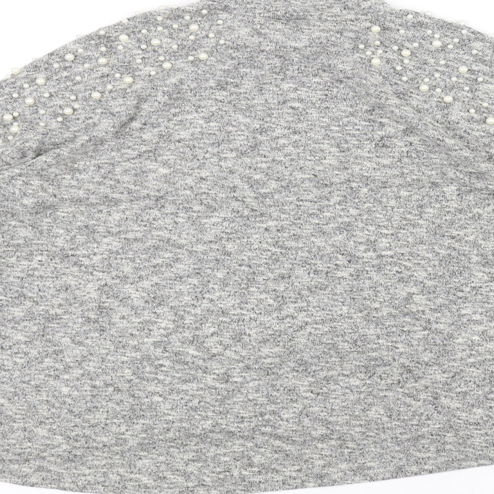 H&M Womens Grey   Pullover Jumper Size S
