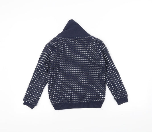 Autograph Girls Blue  Knit Jacket Coatigan Size 5-6 Years