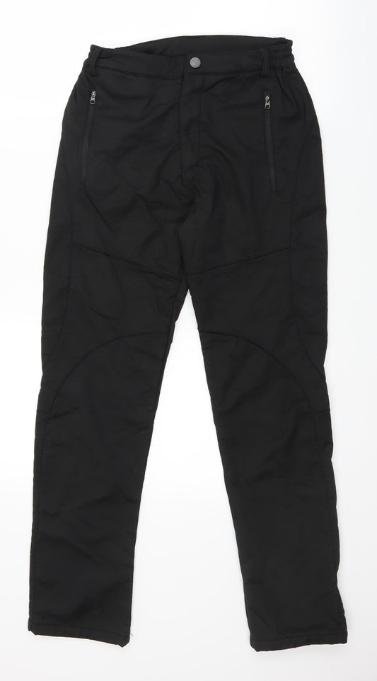 Preworn Womens Black   Trousers  Size M L27 in