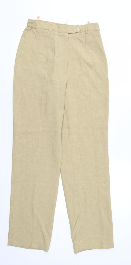 Preworn Womens Beige   Trousers  Size 12 L29 in