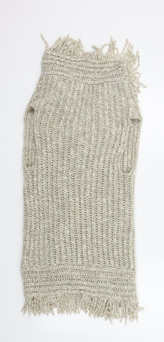 Preworn Womens Beige   Cardigan Jumper Size S