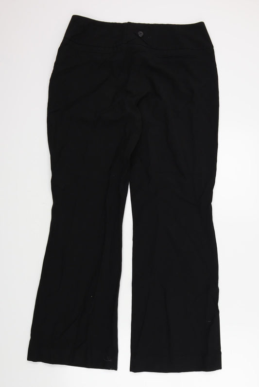 DEBNHAMS Womens Black   Trousers  Size 12 L30 in