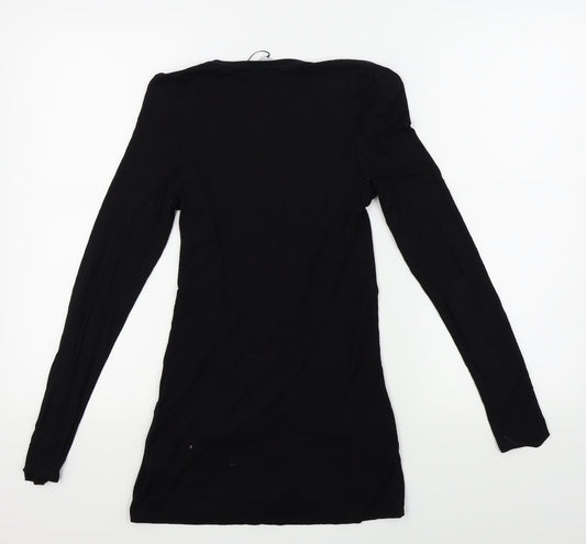 New Look Womens Black   Wrap Jumper Size 8