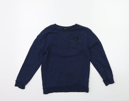 George Boys Blue   Pullover Sweatshirt Size 9 Years