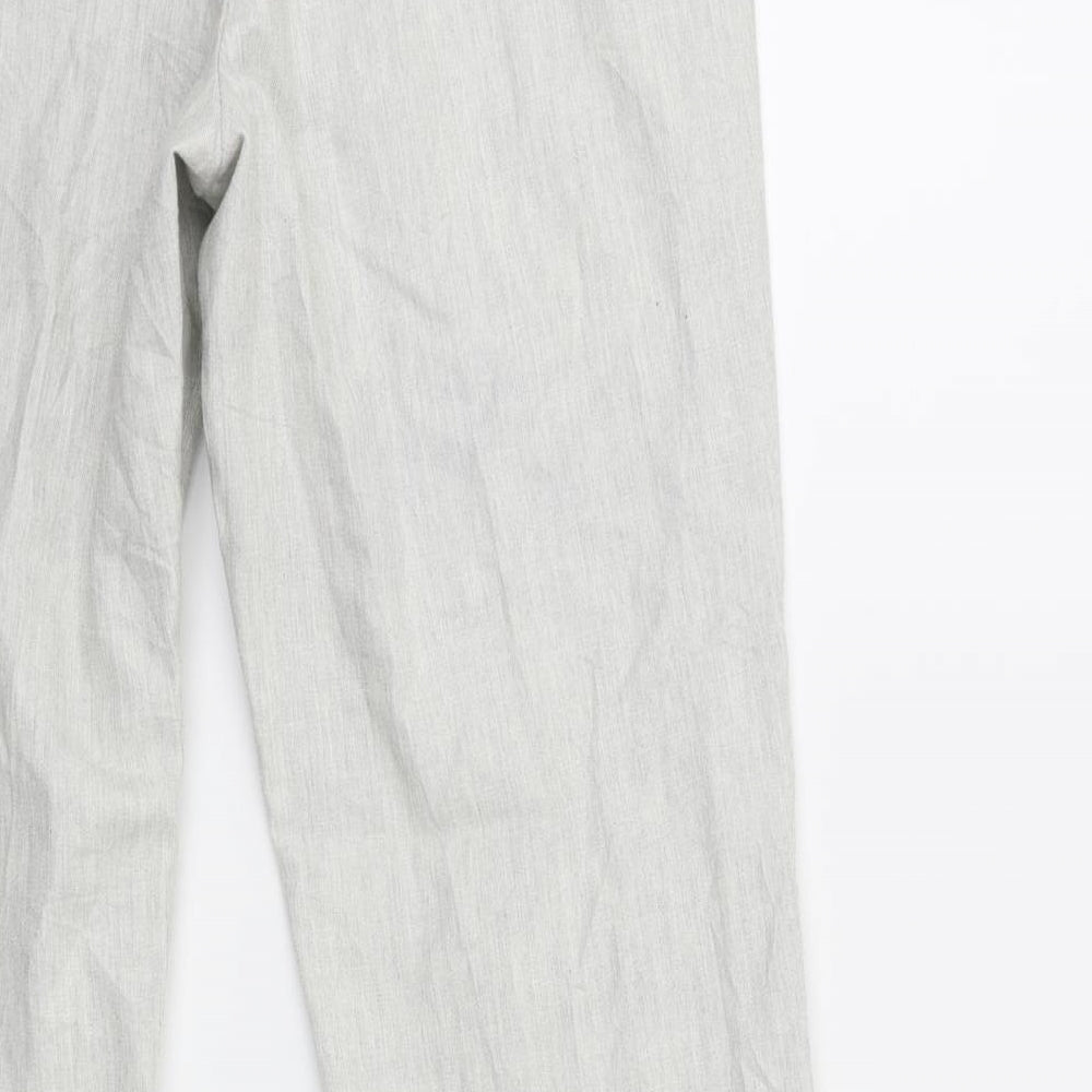 Marks and Spencer Mens Grey  Rayon Dress Pants Trousers Size 30 in L31 in