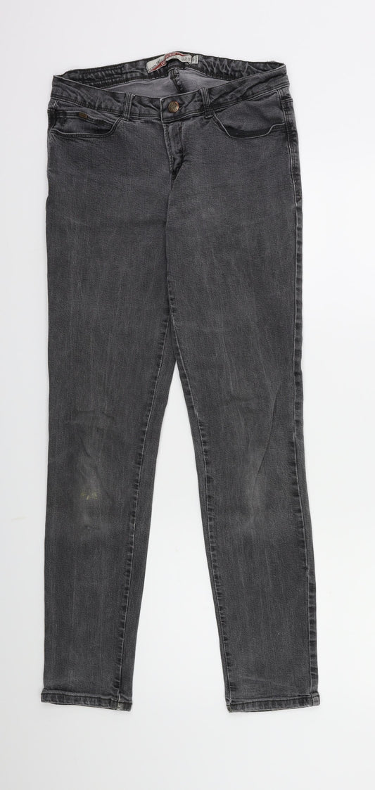 Core denim Womens Grey  Denim Skinny Jeans Size 10 L28 in